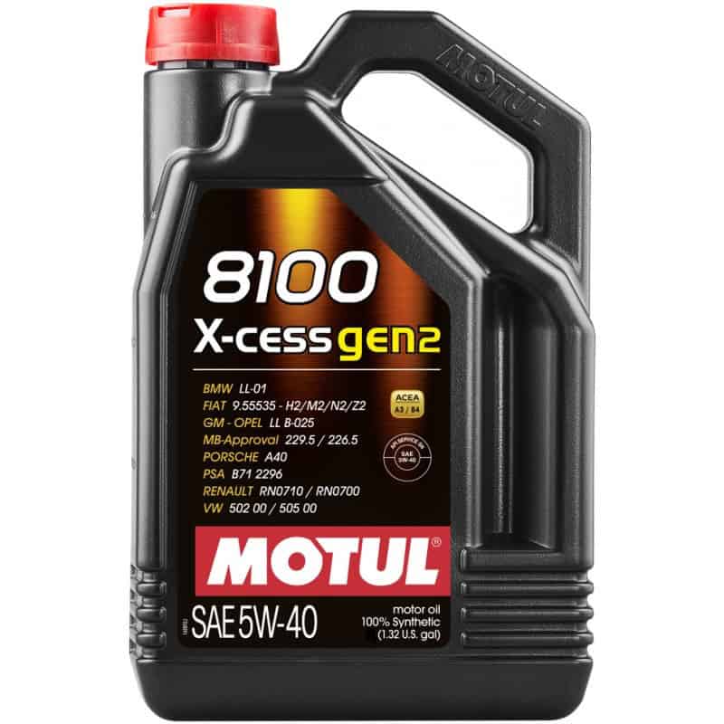 Масло MOTUL 8100 X-CESS GEN2 5W40 4L Масло MOTUL 8100 X-CESS GEN2 5W40 4L