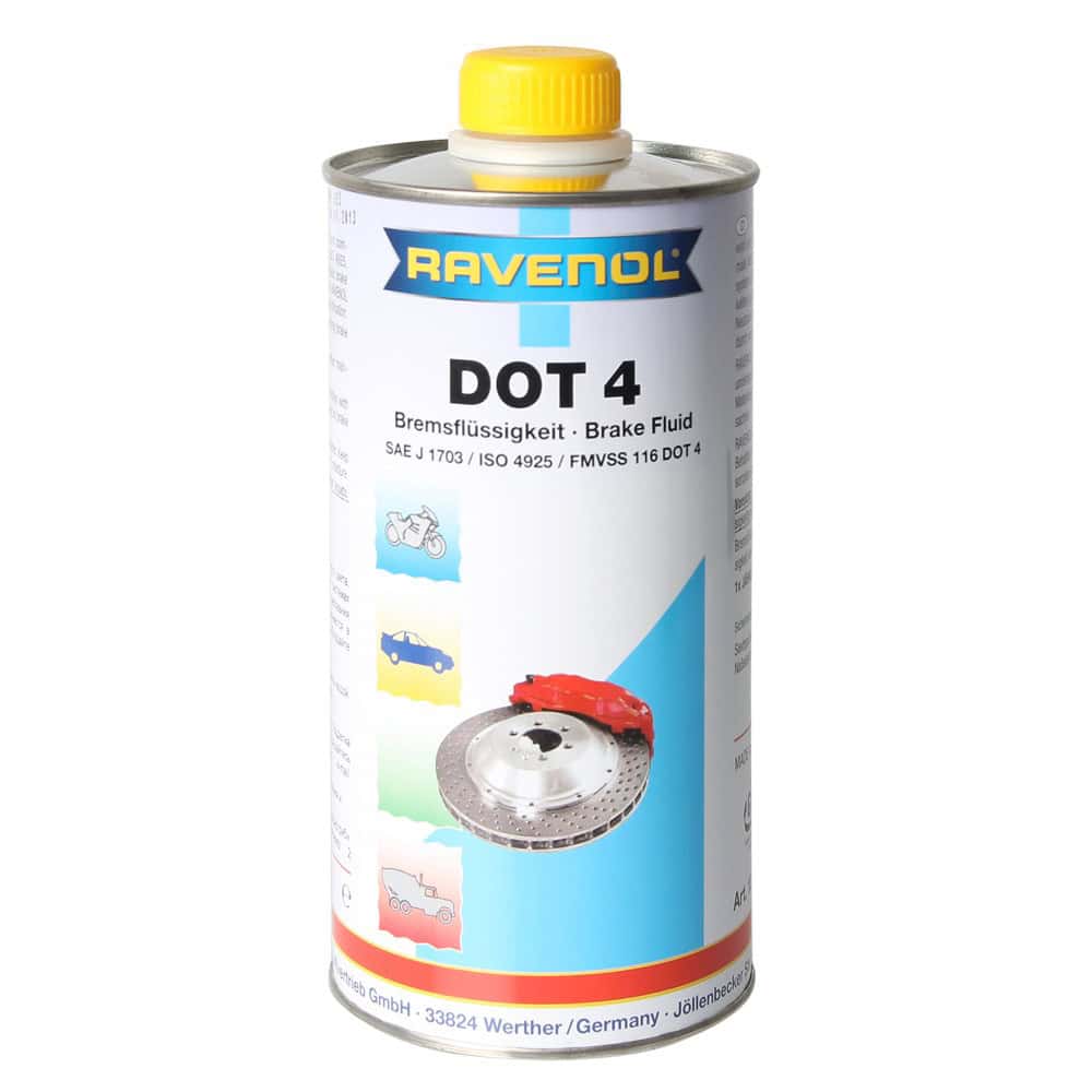 Спирачна течност RAVENOL DOT 4 1L Спирачна течност RAVENOL DOT 4 1L
