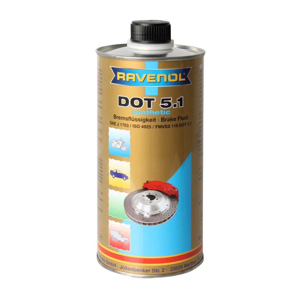 Спирачна течност RAVENOL DOT 5.1 1L Спирачна течност RAVENOL DOT 5.1 1L