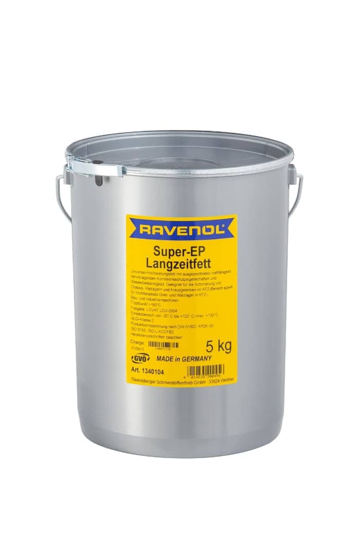 Литиева грес RAVENOL Super EP-Langzeitfett 5kg Литиева грес RAVENOL Super EP-Langzeitfett 5kg