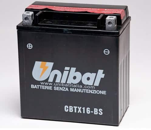 Акумулатор за мотор UNIBAT CBTX16-BS 12V 14AH L+ Акумулатор за мотор UNIBAT CBTX16-BS 12V 14AH L+