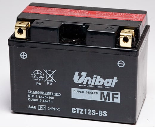 Акумулатор за мотор UNIBAT CTZ12S-BS 12V 11AH L+ Акумулатор за мотор UNIBAT CTZ12S-BS 12V 11AH L+