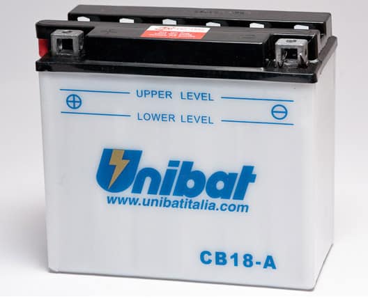 Акумулатор за мотор UNIBAT CB18-A 12V18AH L+ Акумулатор за мотор UNIBAT CB18-A 12V18AH L+