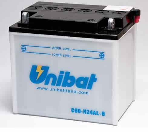 Акумулатор за мотор UNIBAT C60-N24AL-B 12V 28AH R+ Акумулатор за мотор UNIBAT C60-N24AL-B 12V 28AH R+