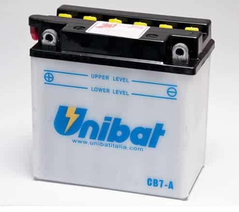 Акумулатор за мотор UNIBAT CB7-A 12V 8AH L+ Акумулатор за мотор UNIBAT CB7-A 12V 8AH L+