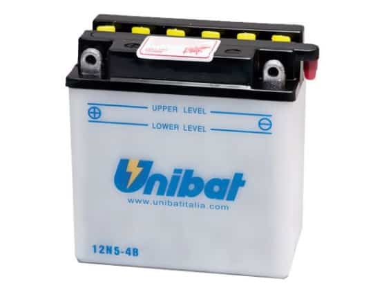 Акумулатор за мотор UNIBAT 12N5-4B 12V 5AH L+ Акумулатор за мотор UNIBAT 12N5-4B 12V 5AH L+