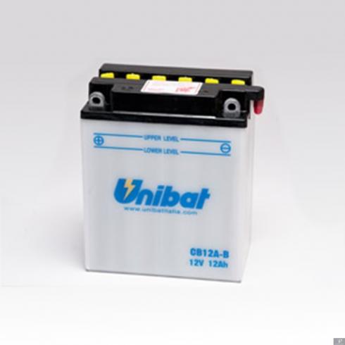 Акумулатор за мотор UNIBAT CB12A-B 12V 12AH L+ Акумулатор за мотор UNIBAT CB12A-B 12V 12AH L+