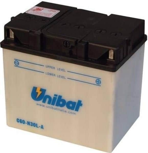 Акумулатор за мотор UNIBAT C60-N30Акумулатор за мотор UNIBAT C60-N30L-AHD-SM 12V 30AH R+ Акумулатор за мотор UNIBAT C60-N30L-AHD-SM 12V 30AH R+