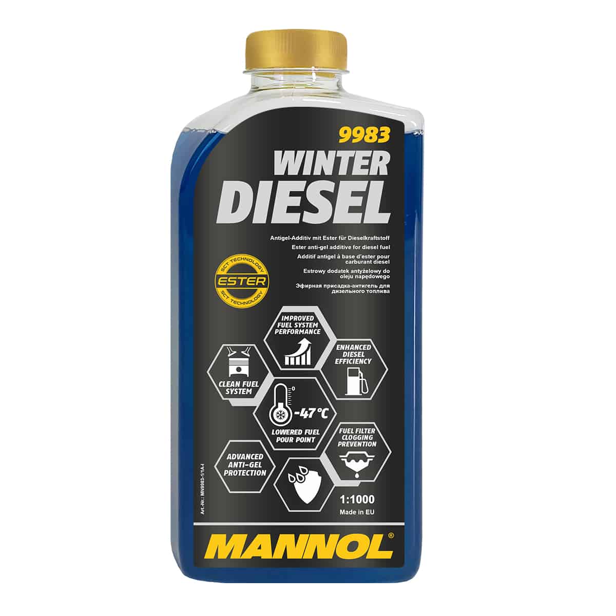 Добавка MANNOL Winter Diesel 9983 - 1L Добавка MANNOL Winter Diesel 9983 - 1L