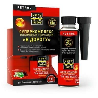 Добавка VERYLUBE комплексна формула 5 в 1 за бензин 250ml Добавка VERYLUBE комплексна формула 5 в 1 за бензин 250ml