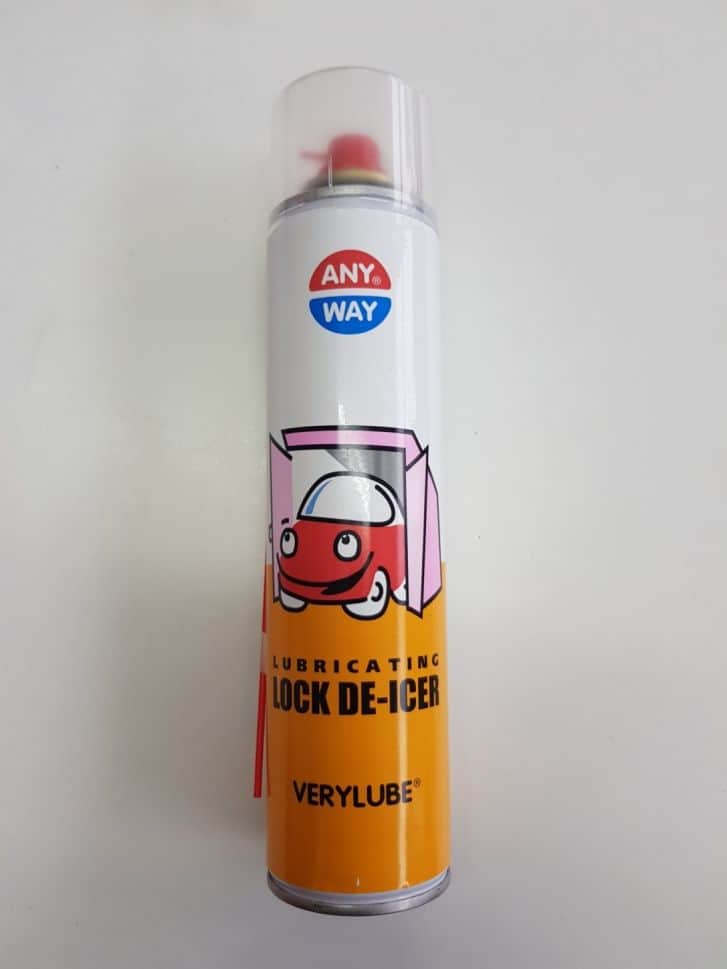 Спрей за размразяване на ключалки VERYLUBE - 320ml Спрей за размразяване на ключалки VERYLUBE - 320ml