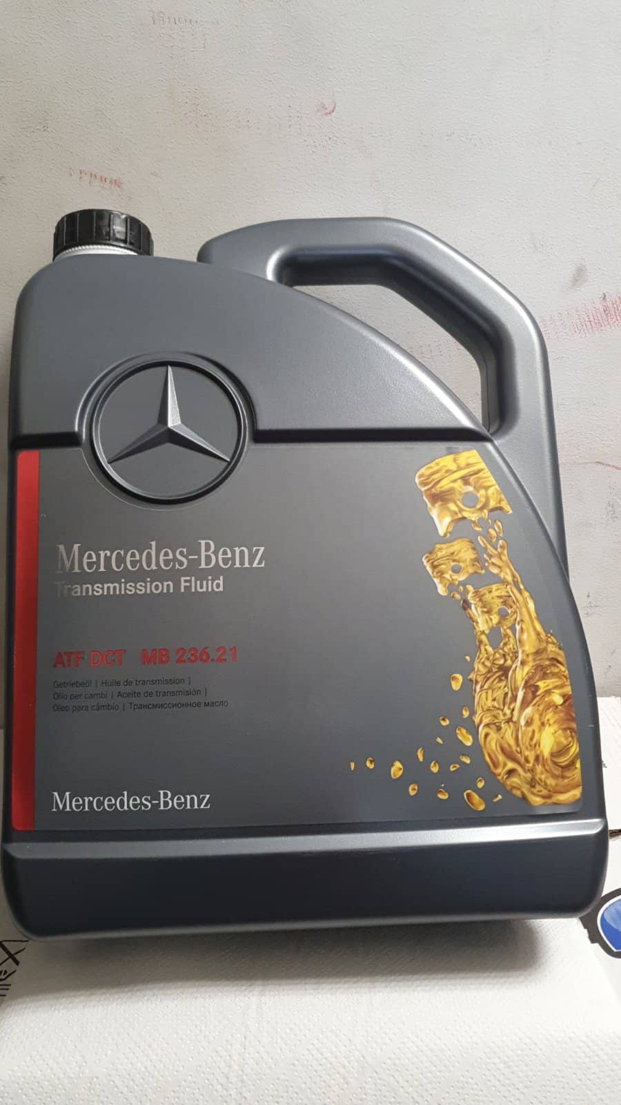 Трансмисионно масло A001989850314 A001989850311 MERCEDES ATF 236.21 5L Трансмисионно масло A001989850314 A001989850311 MERCEDES ATF 236.21 5L