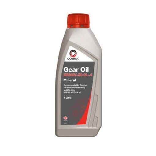 Трансмисионно масло COMMA GEAR OIL EP80W90 GL4 1L
