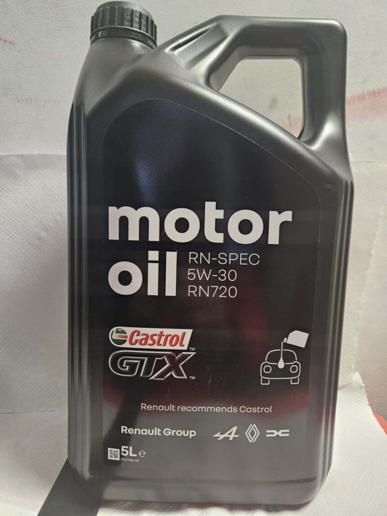Масло Renault Castrol GTX RN-SPEC 5W30 RN720 5L
