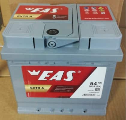 Акумулатор EAS Activa 54Ah 500a 12V R+ Акумулатор EAS Activa 54Ah 500a 12V R+