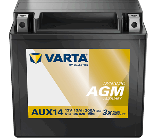 Акумулатор VARTA DYNAMIC AUX 513106020 AGM 13Ah 200A L+ - Image 1