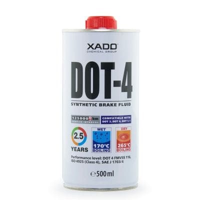 Спирачна течност Xado DOT 4 0.5L Спирачна течност Xado DOT 4 0.5L