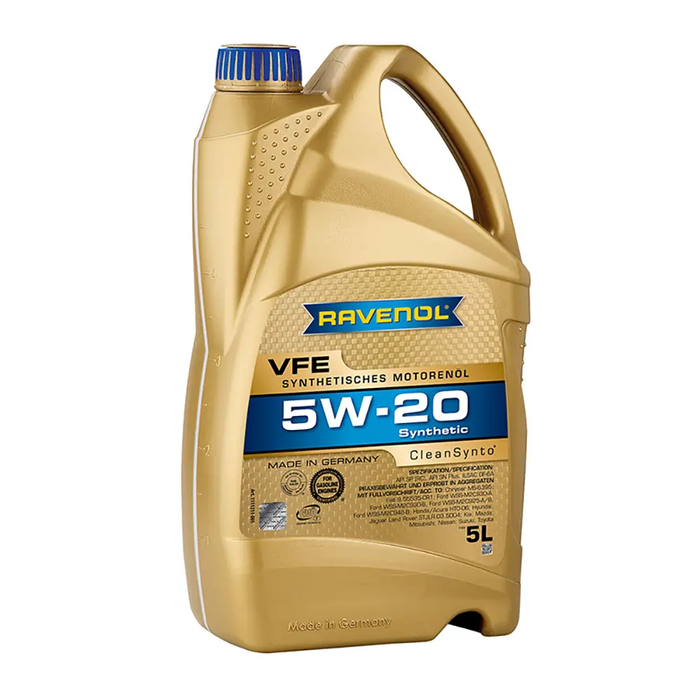 Масло RAVENOL VFE SAE 5W20 5L Масло RAVENOL VFE SAE 5W20 5L