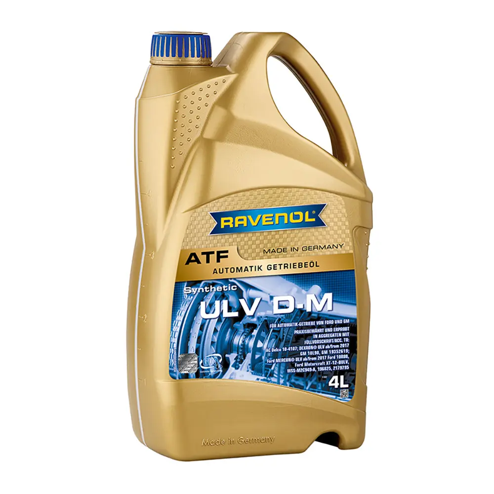 Трансмисионно масло RAVENOL ATF ULV D-M 4L Трансмисионно масло RAVENOL ATF ULV D-M 4L