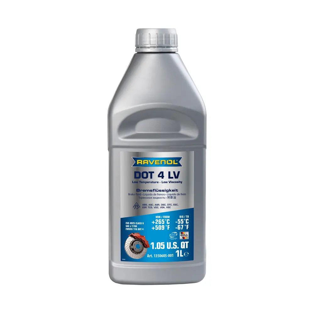 Спирачна течност RAVENOL DOT 4 LV 1L Спирачна течност RAVENOL DOT 4 LV 1L