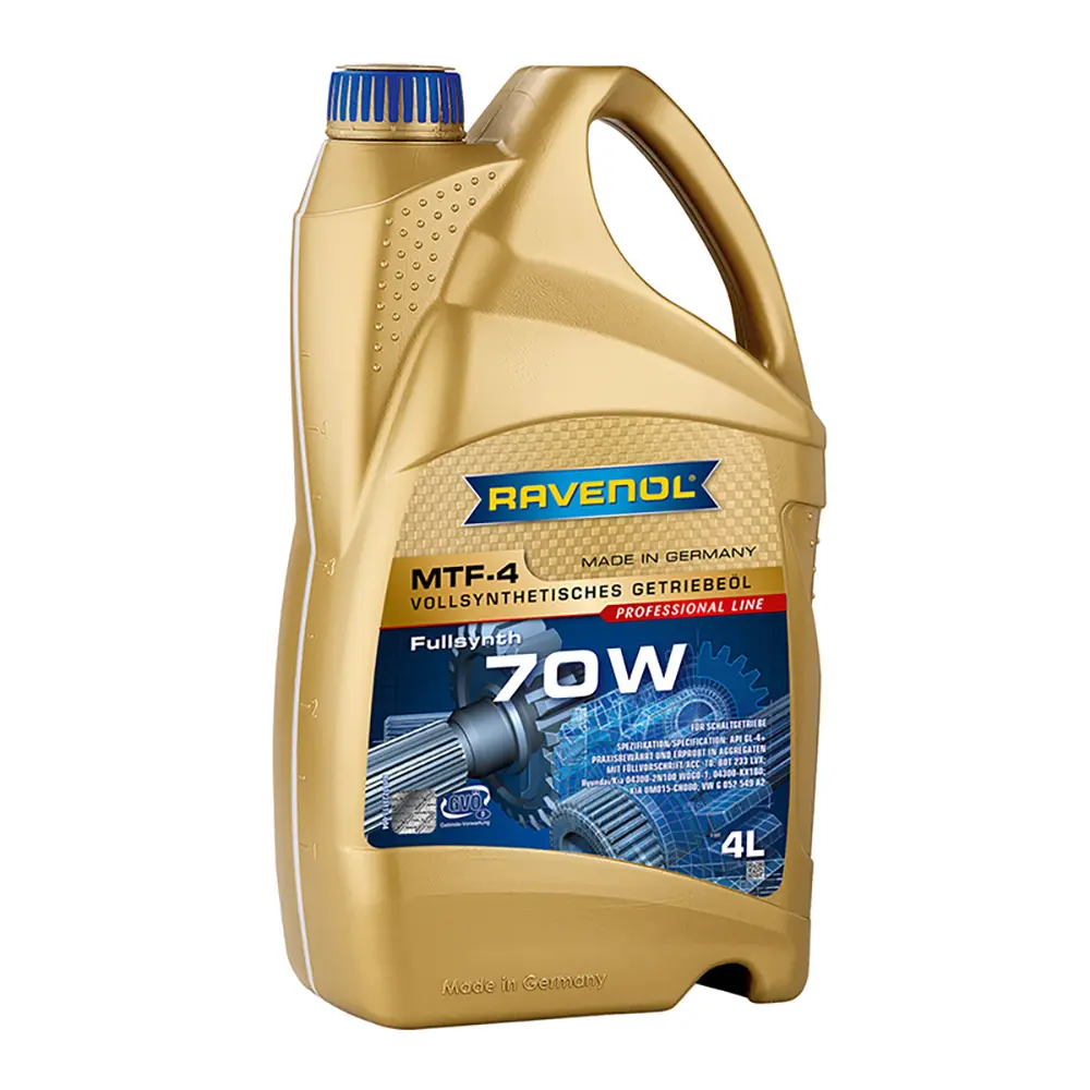 Трансмисионно масло RAVENOL MTF-4 SAE 70W 4L Трансмисионно масло RAVENOL MTF-4 SAE 70W 4L