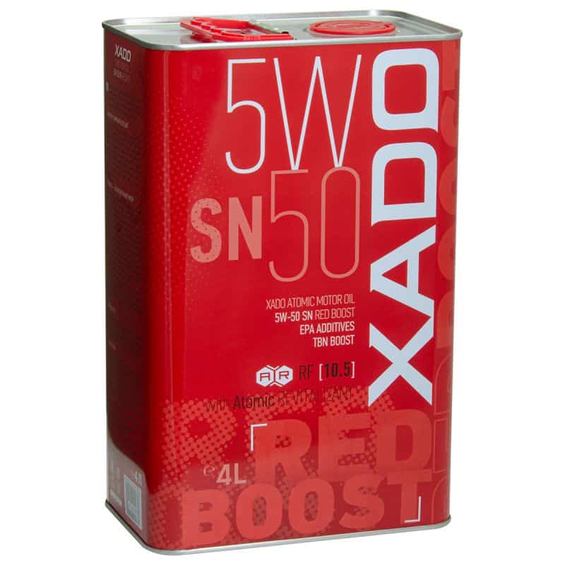 Масло XADO 5W50 SN Red Boost 4L Масло XADO 5W50 SN Red Boost 4L