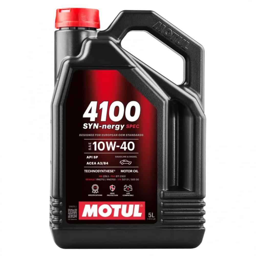 Масло MOTUL 4100 SYN-NERGY SPEC 10W40 5L Масло MOTUL 4100 SYN-NERGY SPEC 10W40 5L