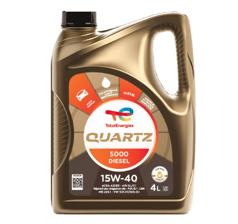 Масло TOTAL QUARTZ 5000 Diesel 15W40 4L Масло TOTAL QUARTZ 5000 Diesel 15W40 4L