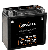 Акумулатор AGM YUASA GYAUX14 12V 12AH MC 200A R+