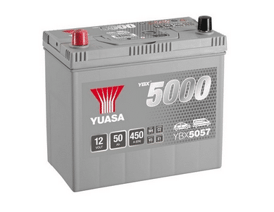 Акумулатор_YUASA_YBX5057_JIS_SMF_12V_50AH_450A__L+_001 Акумулатор YUASA YBX5057 JIS SMF 12V 50AH 450A L+