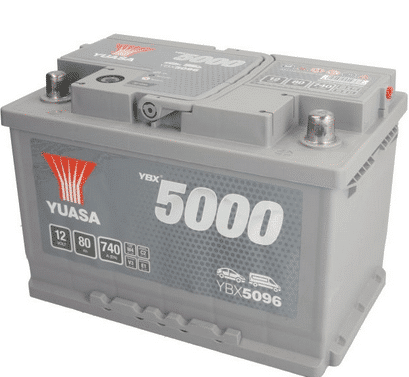 Акумулатор YUASA YBX5096 12V 80AH 740A Акумулатор YUASA YBX5096 12V 80AH 740A