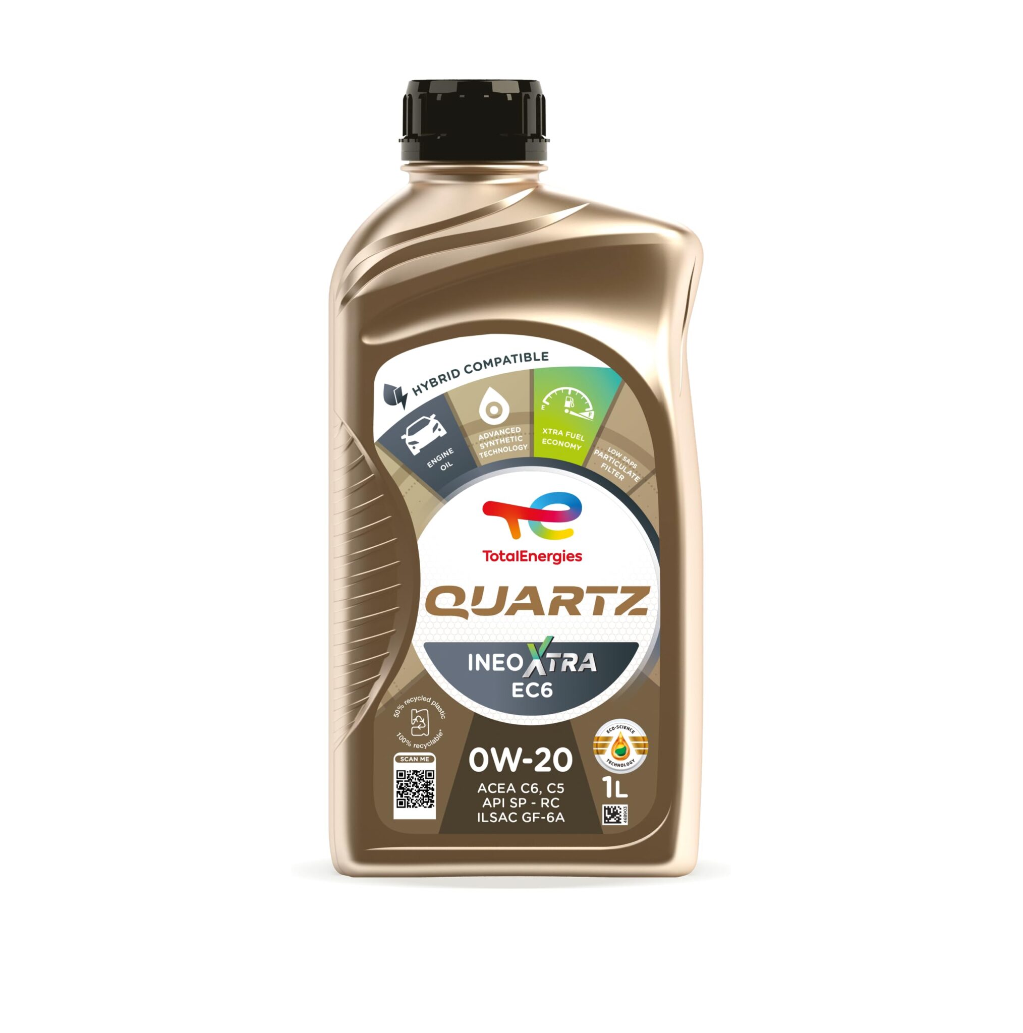 Масло TOTAL QUARTZ INEO XTRA EC6 0W20 1 Масло TOTAL QUARTZ INEO XTRA EC6 0W20 1L