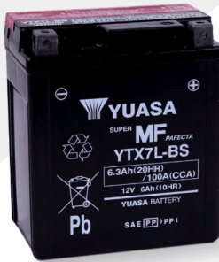 Помощен акумулатор YUASA YTX7L-BS 12V 6.3AH 100A R+