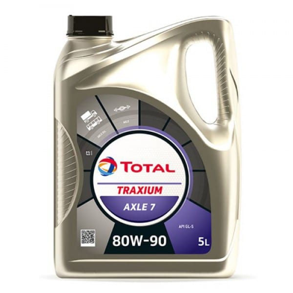 Трансмисионно масло TOTAL TRAXIUM AXLE 7 80W90 5L Трансмисионно масло TOTAL TRAXIUM AXLE 7 80W90 5L