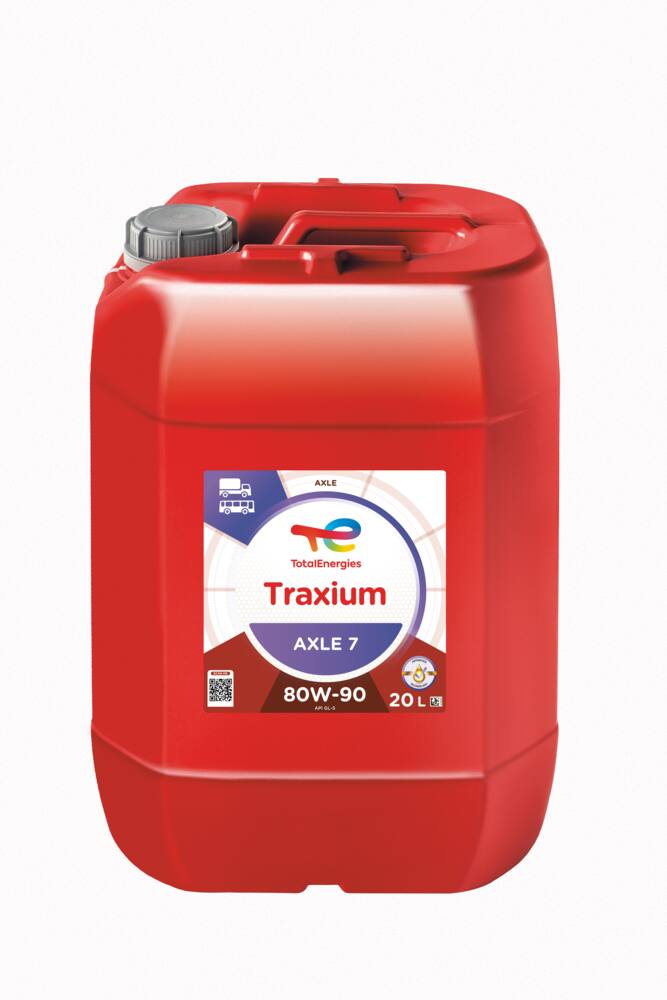 Трансмисионно масло TOTAL TRAXIUM AXLE 7 80W90 20L= Трансмисионно масло TOTAL TRAXIUM AXLE 7 80W90 20L