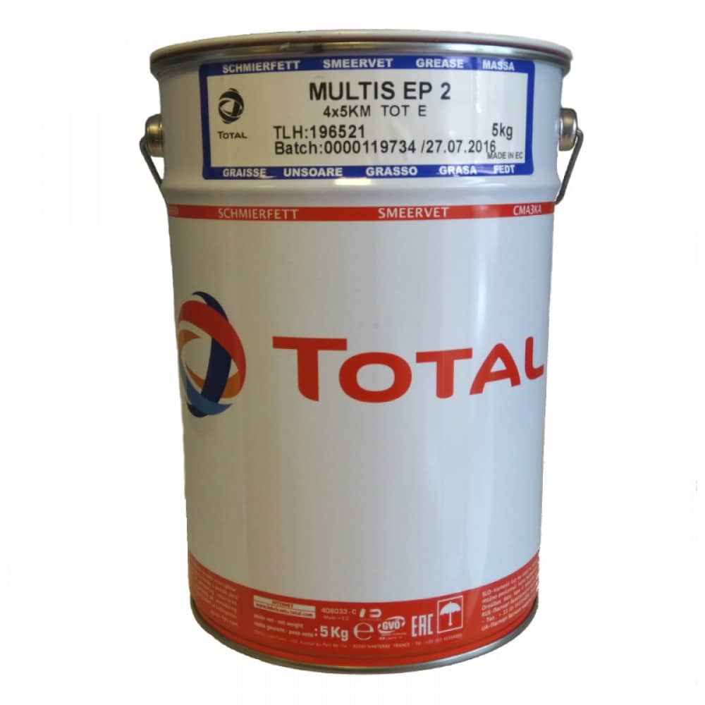 Грес TOTAL MULTIS EP 2 5кг Грес TOTAL MULTIS EP 2 5кг