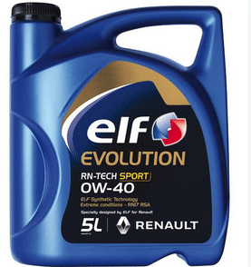 Масло_ELF_EVO_RNTECH_SPORT_0W40_5L Масло ELF EVO RNTECH SPORT 0W40 5L - Image 1